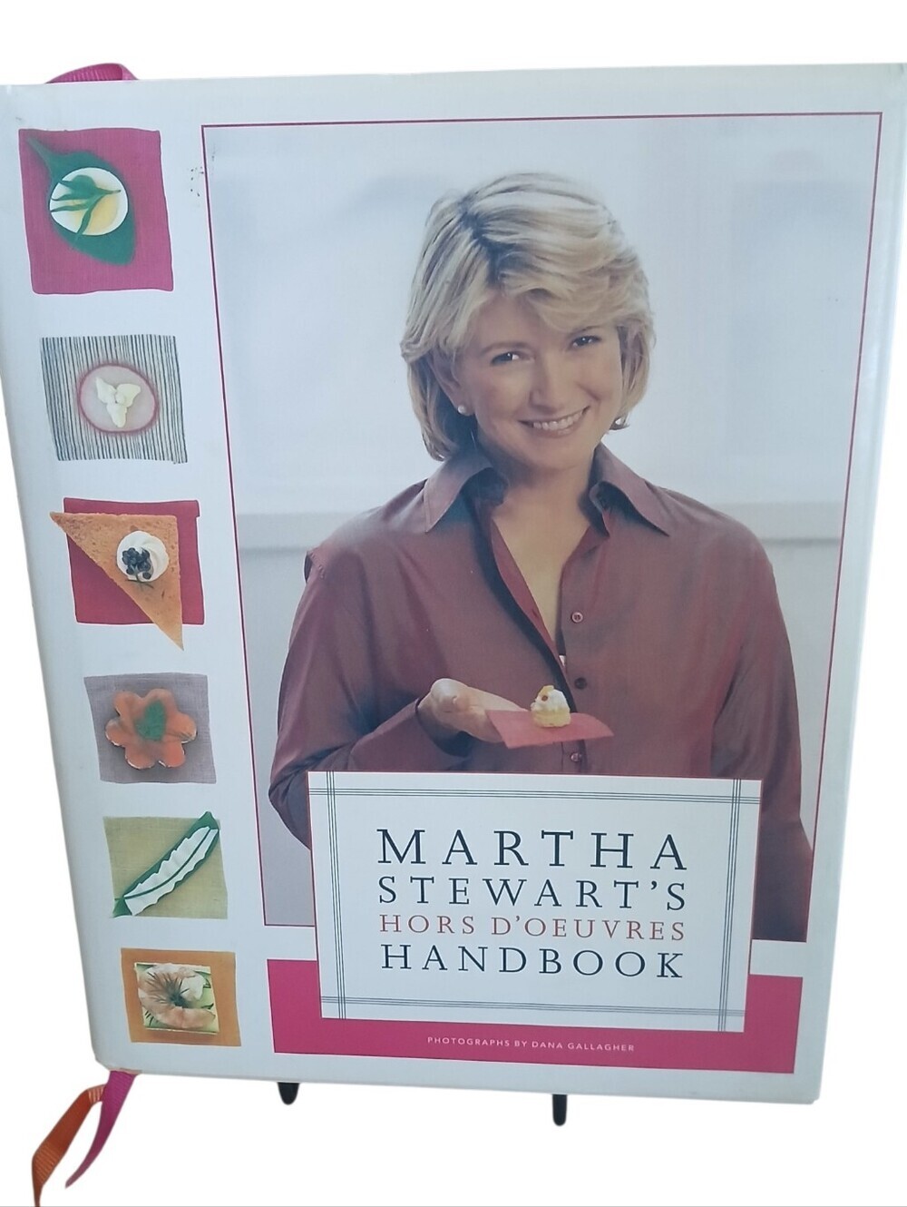Martha Stewart Hors D'Oeuvres 1999 Cookbook Hardcover Color Photographs Kitchen